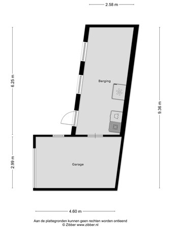 Floorplan - Valderenstraat 12, 6163 GE Geleen