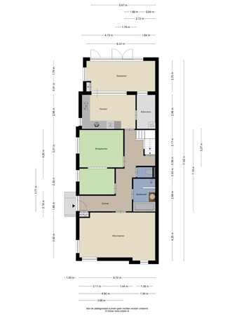 Floorplan - Veeweg 85, 6374 AN Landgraaf