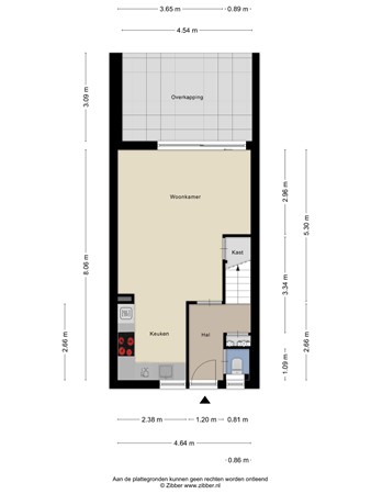Floorplan - Schouffertsweide 8, 6471 KP Eygelshoven