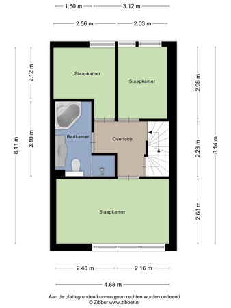Floorplan - Schouffertsweide 8, 6471 KP Eygelshoven