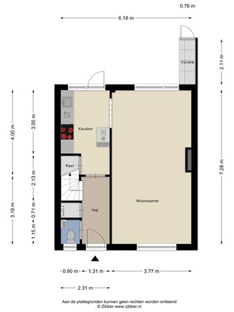 Floorplan - Mgr. Feronstraat 3, 6161 TX Geleen