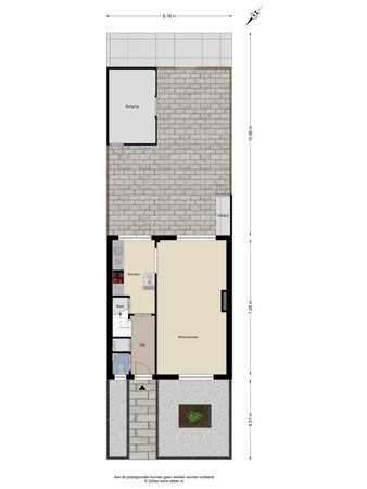 Floorplan - Mgr. Feronstraat 3, 6161 TX Geleen