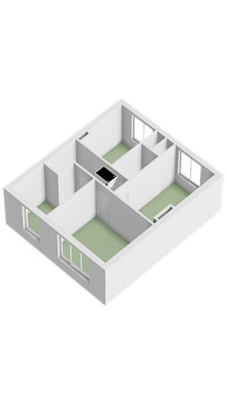 Floorplan - Mgr. Feronstraat 3, 6161 TX Geleen