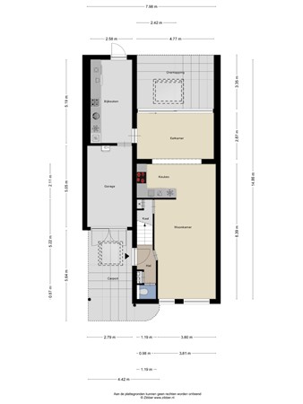 Floorplan - Spaubeekerhof 32, 6176 CD Spaubeek
