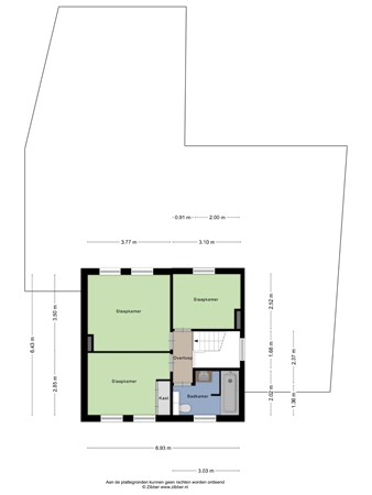 Floorplan - Op 't Veldje 4, 6176 BK Spaubeek