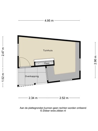 Floorplan - Op 't Veldje 4, 6176 BK Spaubeek