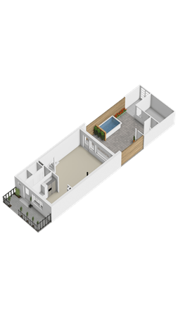 Floorplan - Sibeliusstraat 14, 3335 AL Zwijndrecht