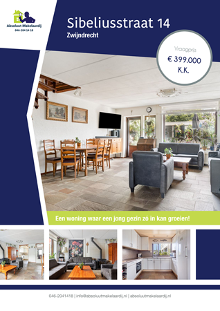 Brochure preview - Sibeliusstraat 14, 3335 AL ZWIJNDRECHT (1)