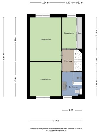 Floorplan - Willem van Gelre-Gulikstraat 36, 6137 HB Sittard