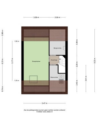 Floorplan - Willem van Gelre-Gulikstraat 36, 6137 HB Sittard