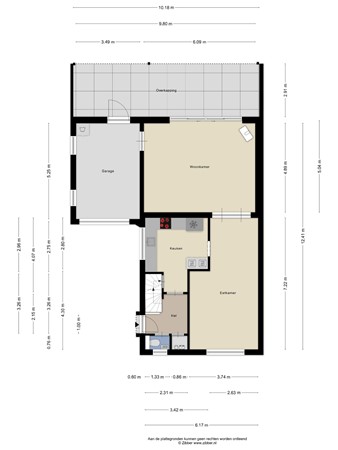 Floorplan - Jupiterstraat 12, 6161 XE Geleen