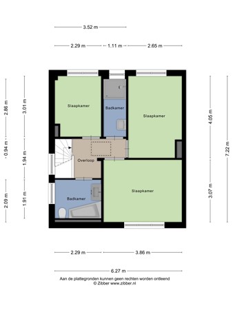 Floorplan - Jupiterstraat 12, 6161 XE Geleen