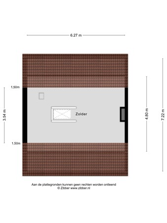 Floorplan - Jupiterstraat 12, 6161 XE Geleen