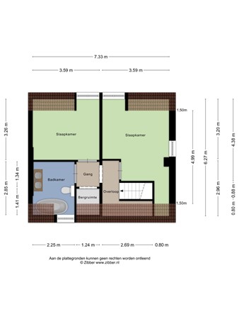 Floorplan - Jupiterstraat 11, 6161 XC Geleen