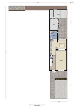 Floorplan - Vondelstraat 3, 6445 AE Brunssum