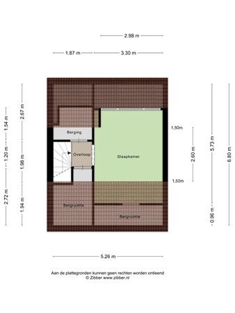 Floorplan - Vondelstraat 3, 6445 AE Brunssum