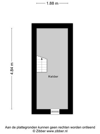 Floorplan - Vondelstraat 3, 6445 AE Brunssum