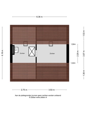 Floorplan - Reigerstraat 21, 6135 EP Sittard