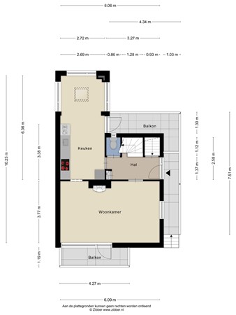 Floorplan - Kloosterweg 25, 6301 WK Valkenburg