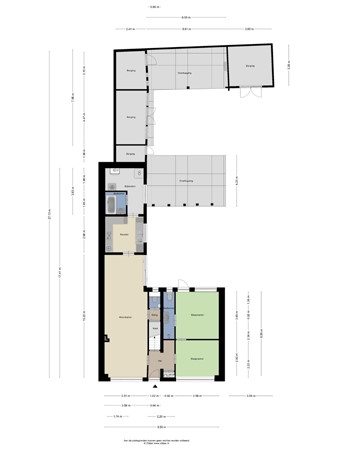 Floorplan - Meuserstraat 145, 6464 EC Kerkrade