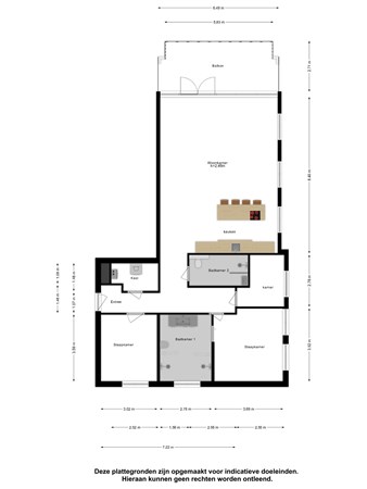 Floorplan - Visserseiland 194, 1621 AA Hoorn