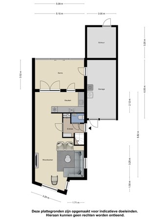 Floorplan - Dr. Colijnstraat 39, 1775 CG Middenmeer