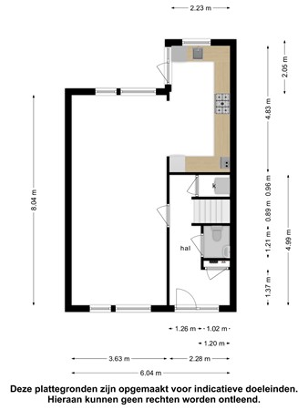 Floorplan - Langeweg 75, 1774 AK Slootdorp