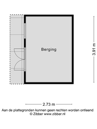 Floorplan - Boerhoornstraat 6, 7846 AB Noord-Sleen