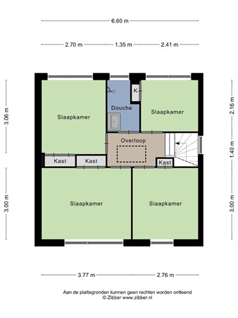 Floorplan - Entingestraat 19, 7841 AV Sleen