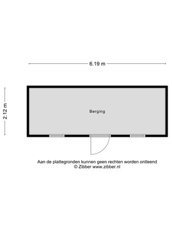 Floorplan - Slenerweg 22, 7848 AH Schoonoord