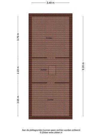 Floorplan - Grijze Kraai 52, 7827 JX Emmen