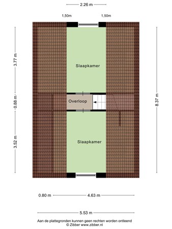 Floorplan - Hamerbijl 8, 9531 PN Borger