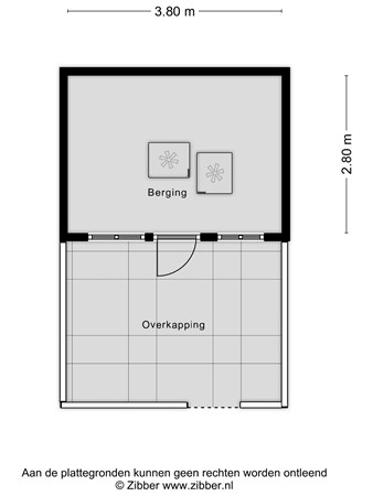 Floorplan - Nieuwe Weg 181, 7844 NE Veenoord