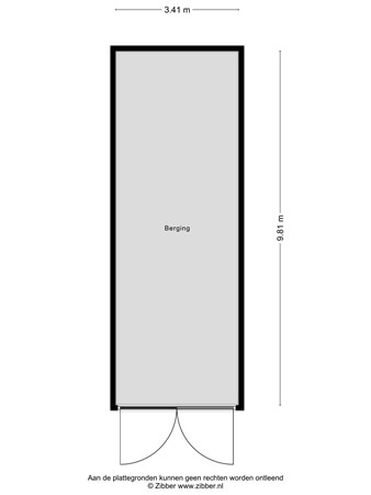 Floorplan - Nieuwe Weg 181, 7844 NE Veenoord