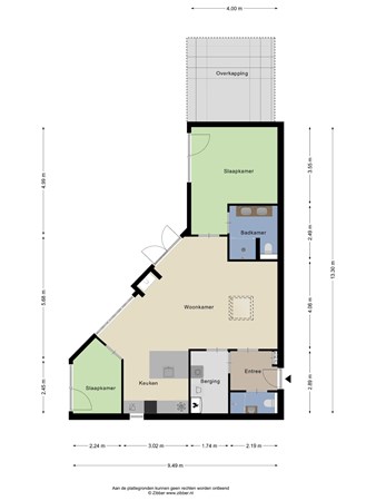 Floorplan - Ermerzand 183, 7843 PS Erm