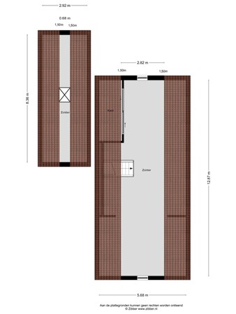 Floorplan - De Scheper 7, 7841 GJ Sleen