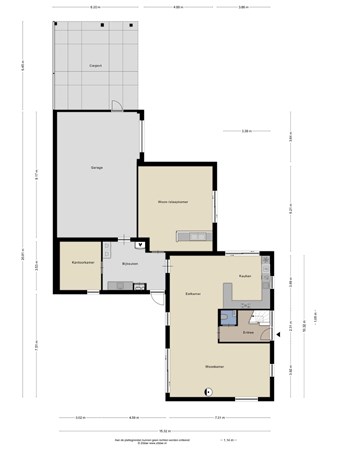 Floorplan - Steigerwijk 27, 7918 TM Nieuwlande