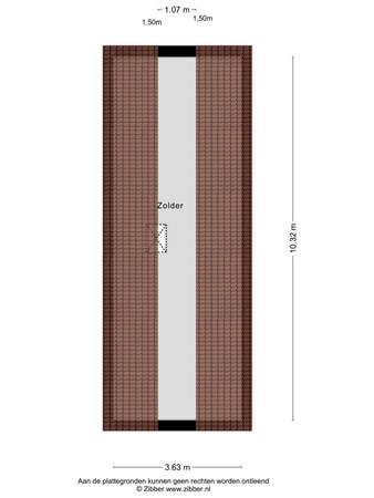 Floorplan - Steigerwijk 27, 7918 TM Nieuwlande