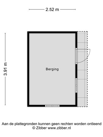 Floorplan - Scheerturfstraat 24, 7848 CM Schoonoord