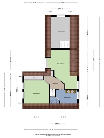 Floorplan - Weerdingerweg 24, 7872 TD Valthe