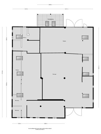 Floorplan - Wilhelmsweg 28, 7814 VD Emmen