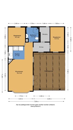 Floorplan - Steenbakkersweg 7-354, 7843 RM Erm