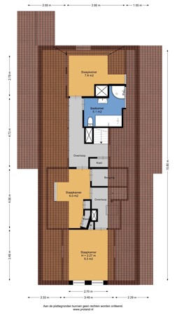 Floorplan - Waterkampenweg 1a, 7846 AE Noord-Sleen