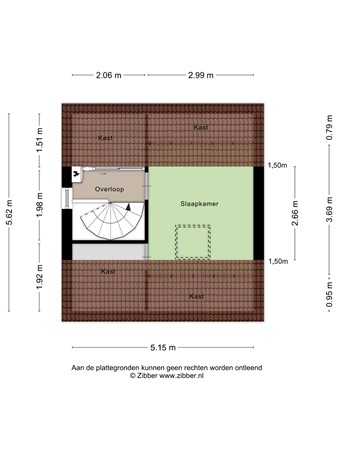 Floorplan - Oldengaerde 39, 7841 GB Sleen