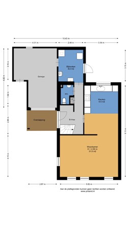 Floorplan - Braambos 10, 7841 GM Sleen