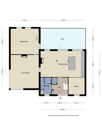 Floorplan - Herendijk 178, 7833 JK Nieuw-Amsterdam