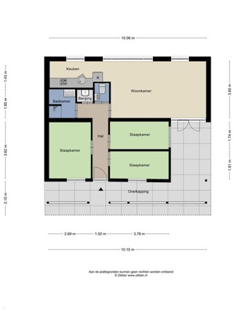 Floorplan - Steenbakkersweg 3C29, 7843 RM Erm