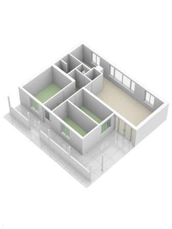 Floorplan - Steenbakkersweg 3C29, 7843 RM Erm