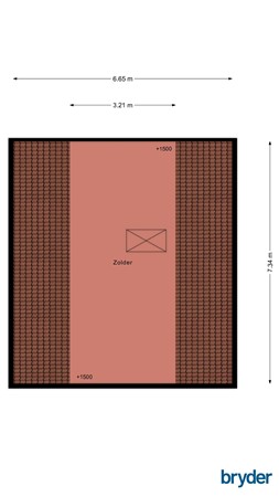 Floorplan - Eserstraat 23b, 7849 PG De Kiel