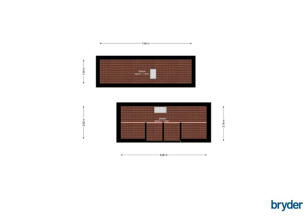 Floorplan - Zandstraat 24, 7887 BX Erica